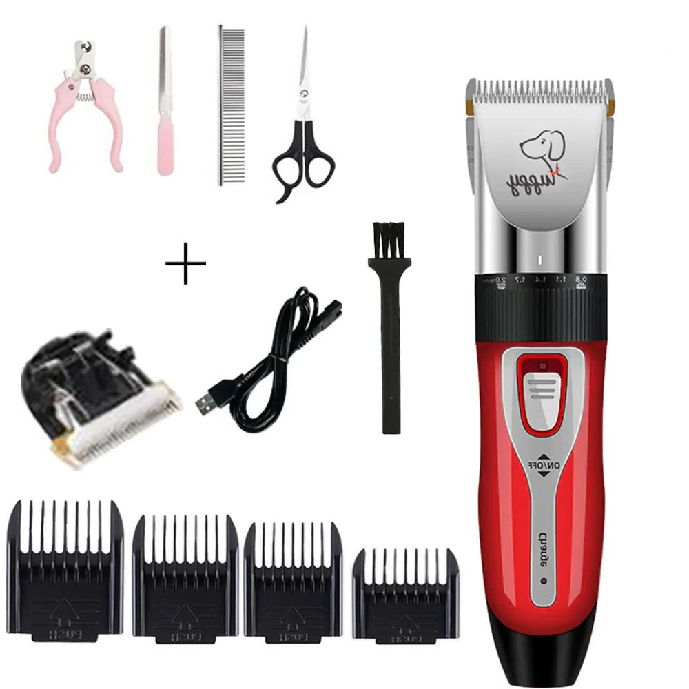 Dog trimmer for long hair — Powerful and quiet blades