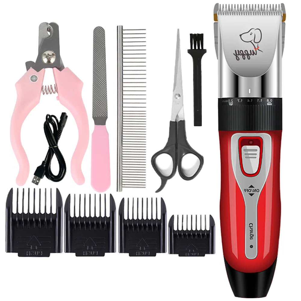 Dog trimmer for long hair — Powerful and quiet blades