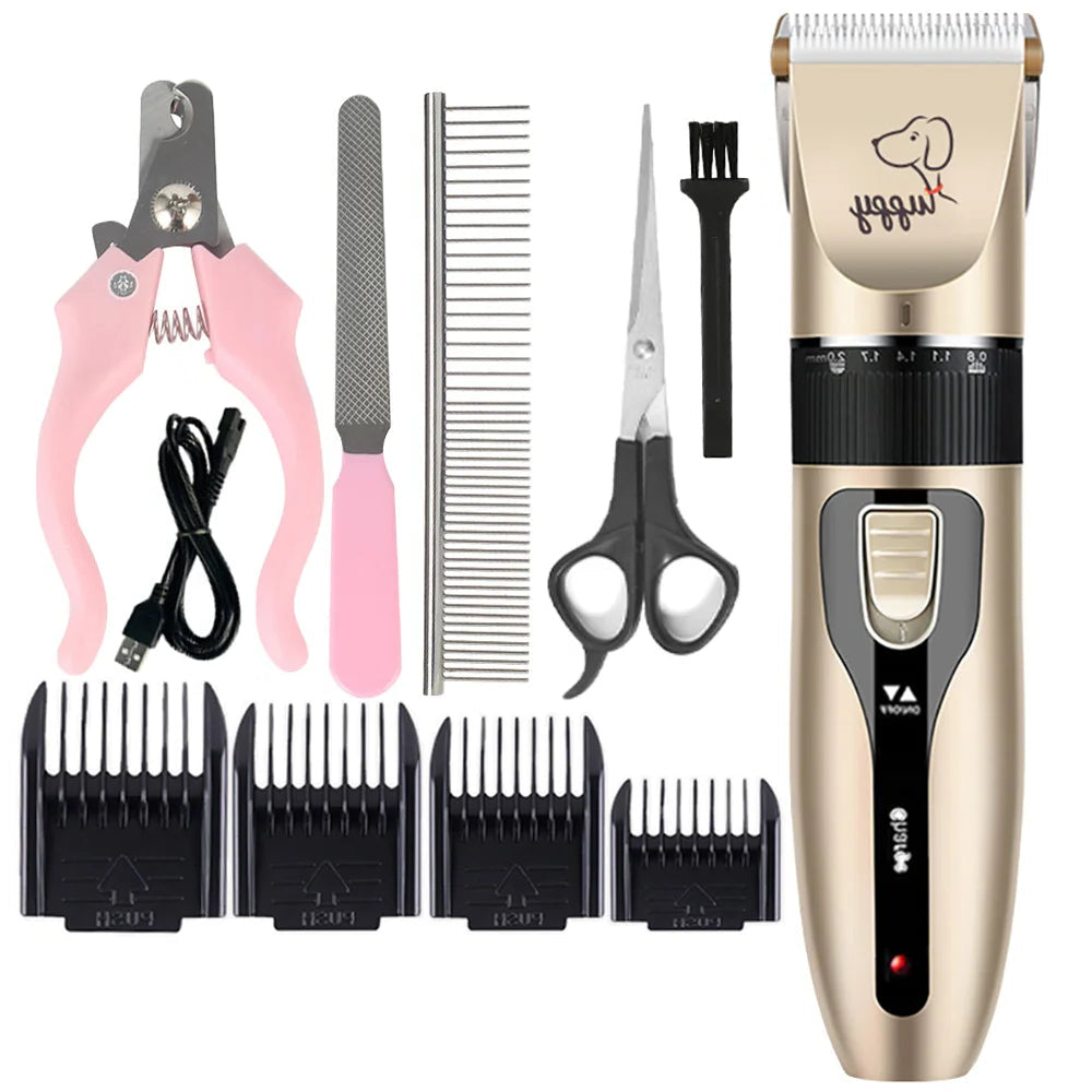 Dog trimmer for long hair — Powerful and quiet blades