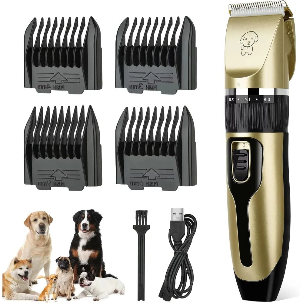 Electric dog clipper — Safe blades, cuts without pulling