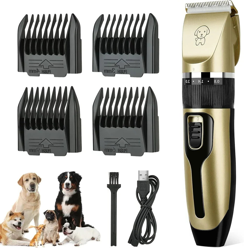 Electric dog clipper — Safe blades, cuts without pulling