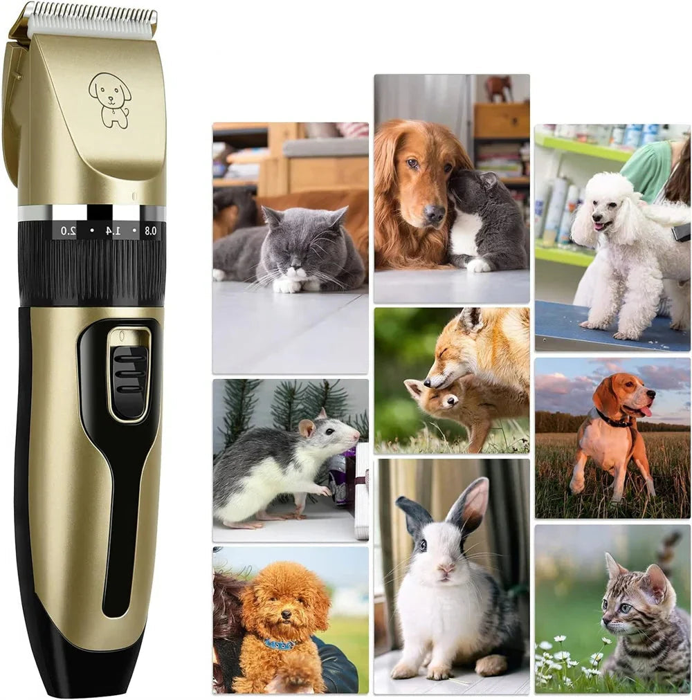 Electric dog clipper — Safe blades, cuts without pulling