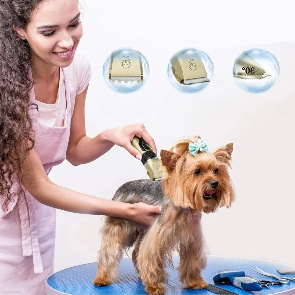 Electric dog clipper — Safe blades, cuts without pulling