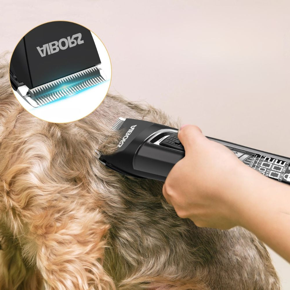Professional dog clipper — Titanium blades & quiet motor
