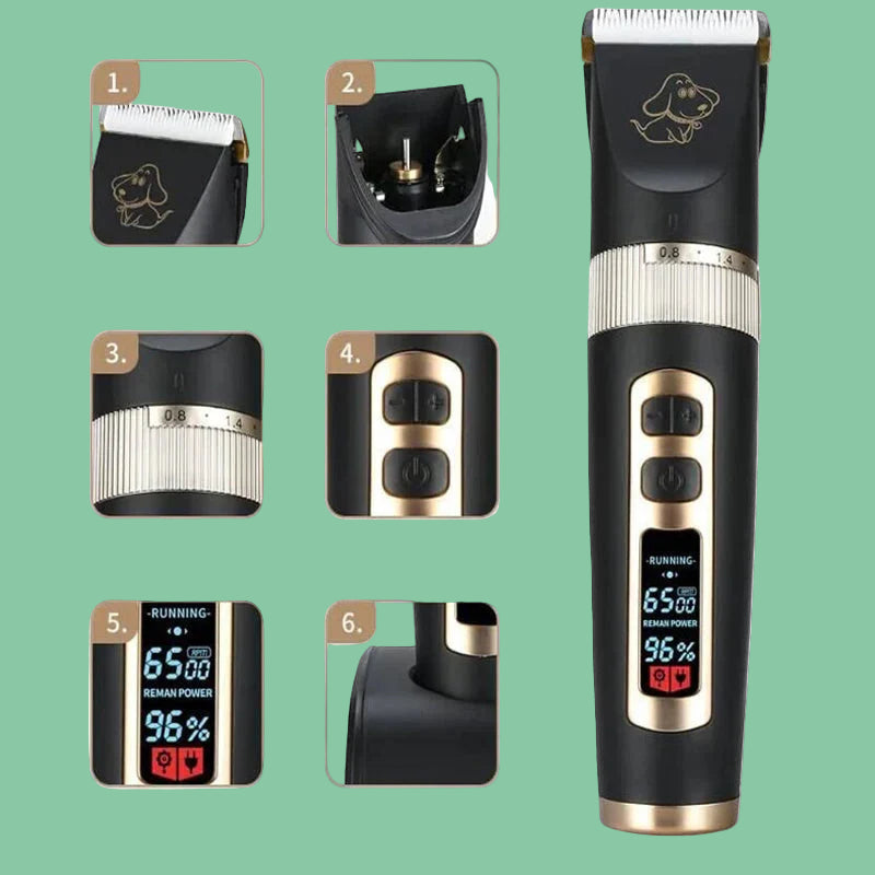 Silent dog clipper — Ideal for home grooming