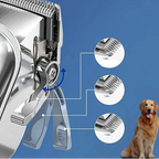 Electric dog clipper for long hair — For complete grooming